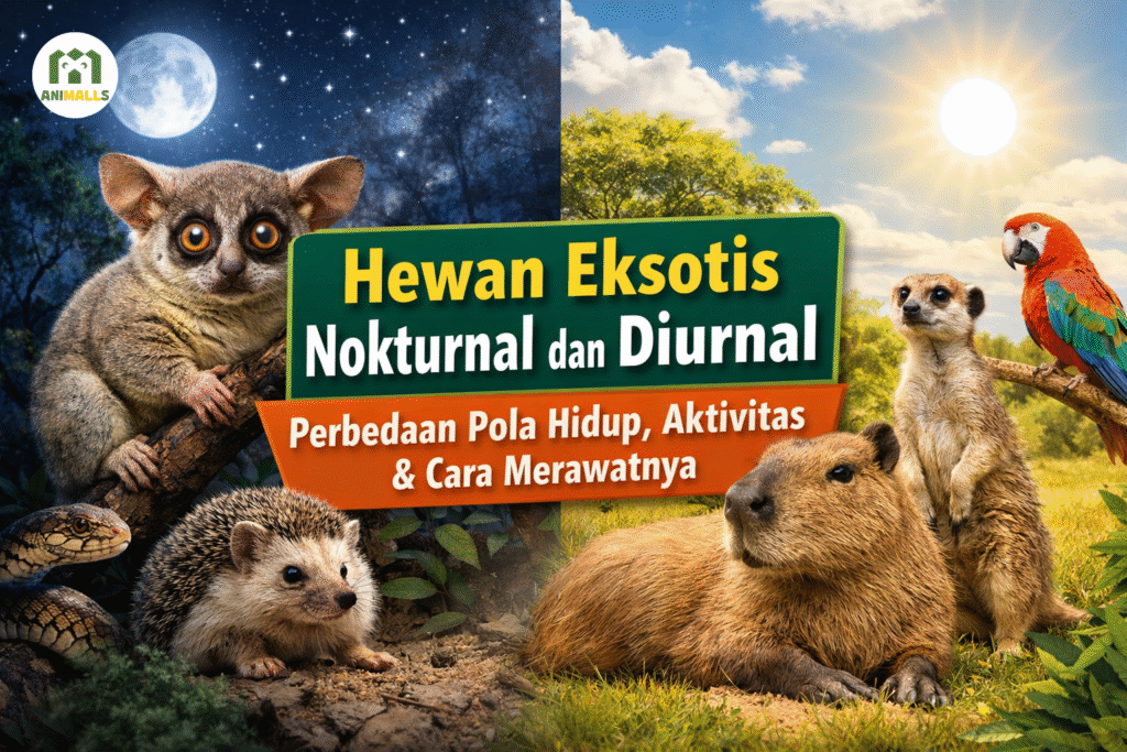 hewan eksotis nokturnal dan diurnal