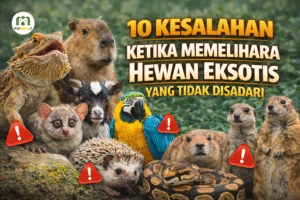 kesalahan ketika memelihara hewan eksotis