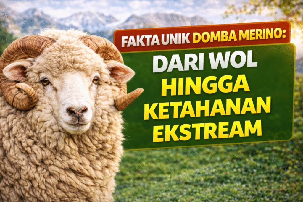 fakta unik domba merino