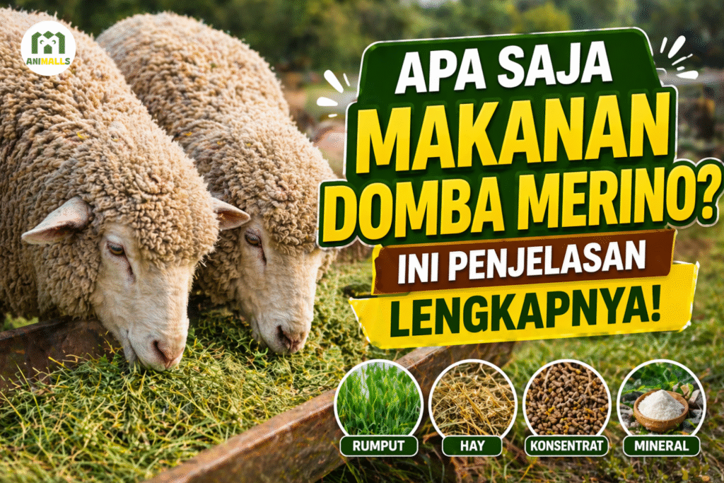 makanan domba merino