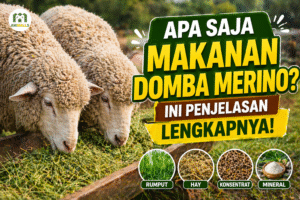 makanan domba merino