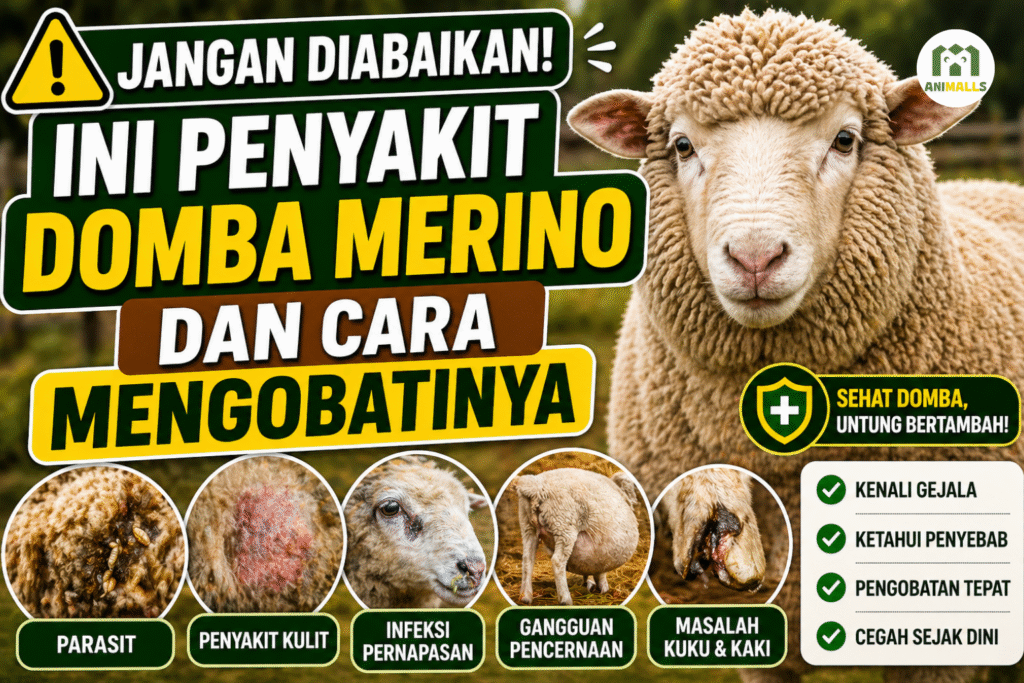 penyakit domba merino