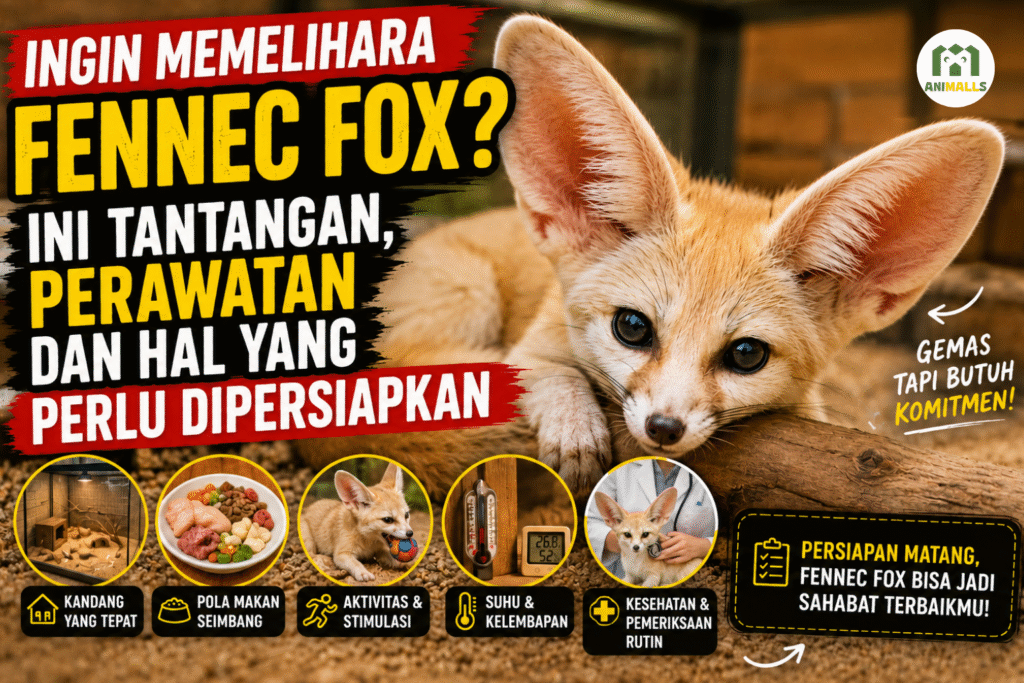 MEMELIHARA FENNEC FOX