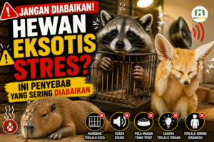 penyebab hewan eksotis stres