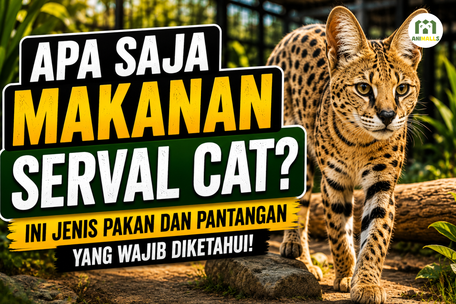 makanan serval cat