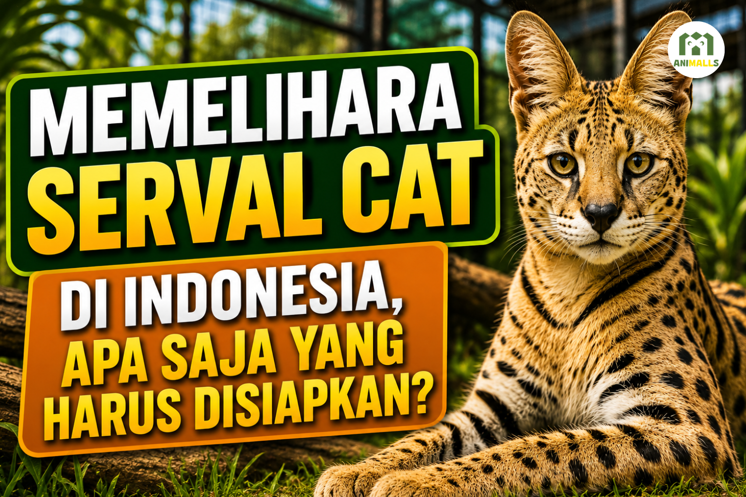 memelihara serval cat
