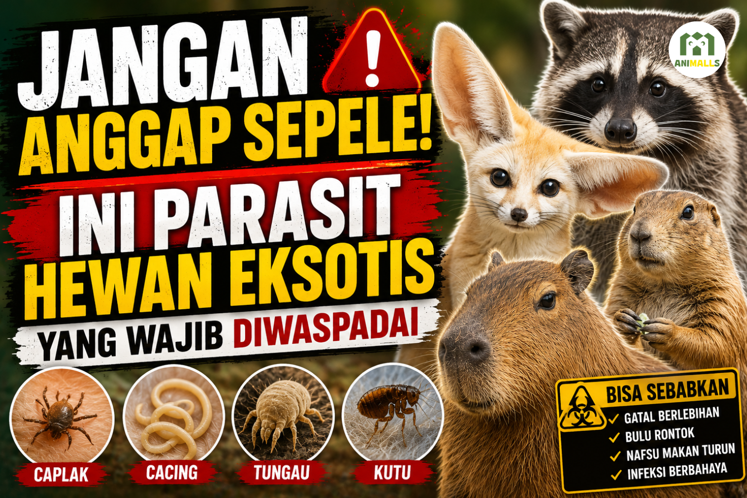 parasit hewan eksotis